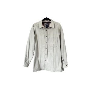 Woolrich Mens Lined Button Down Chore Work Wear Shirt